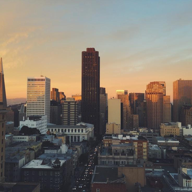 Sunset outdoors in Portugal